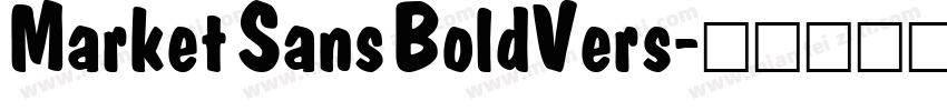 Market Sans BoldVers字体转换